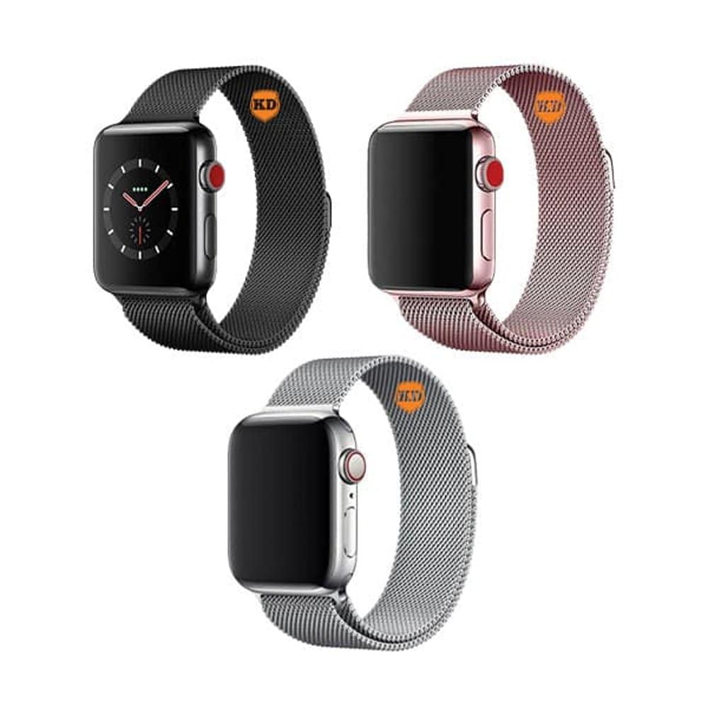 Milanese Loop Strap for 42/44/45/49mm Apple Watch- x3 Combo