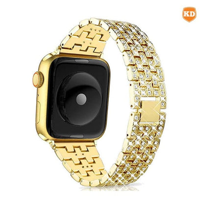 Rhinestone Steel Strap & Tool for 40mm Apple Watch- x3 - Combo