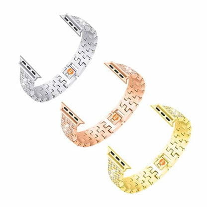 Rhinestone Steel Strap & Tool for 40mm Apple Watch- x3 - Combo