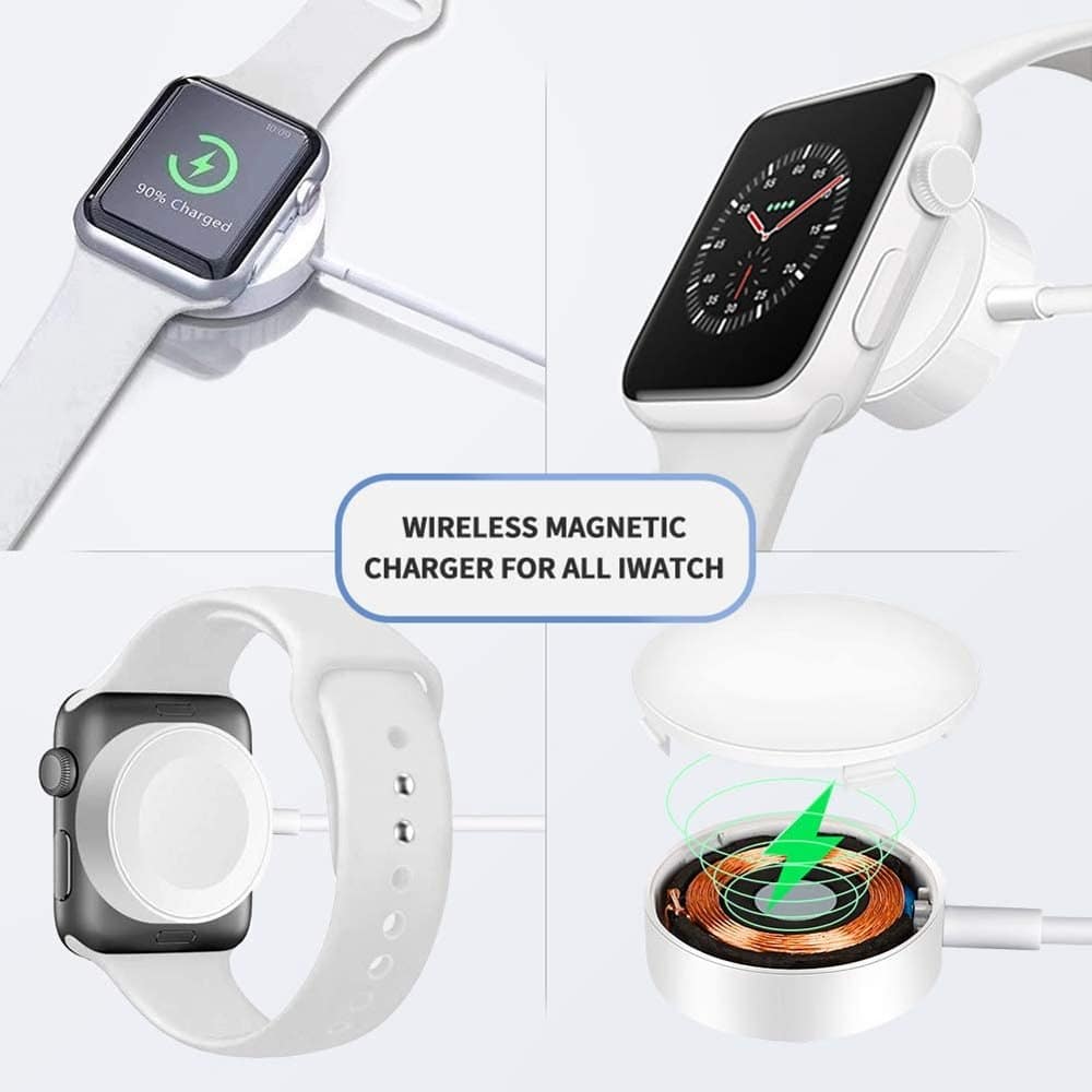 Dual Charger for Apple Watch/iPhone/iPad + Free Wristband Combo