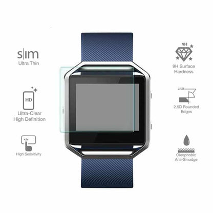 34mm No-Scratch Tempered Glass Screen Protector for Fitbit Blaze x3 Combo