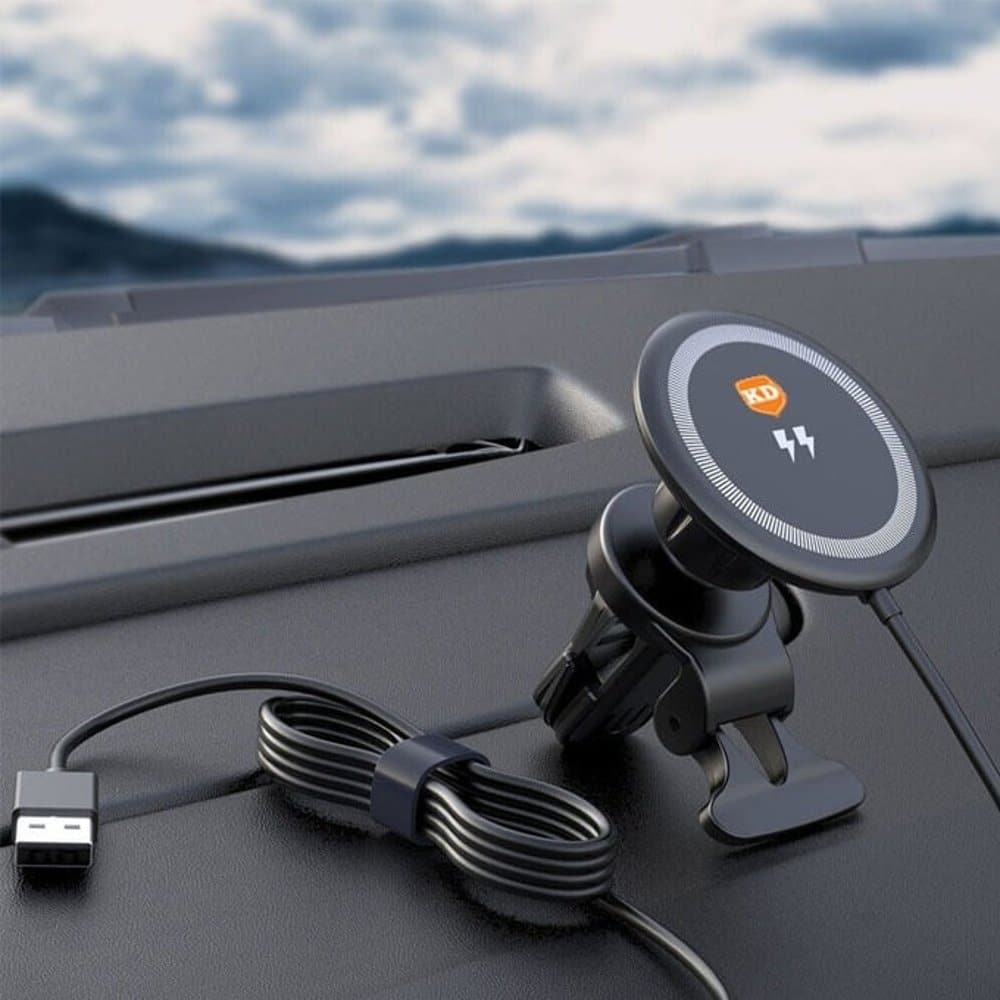 MagSafe Wireless Car Charger + Back Cover for iPhone 14 Pro - Combo