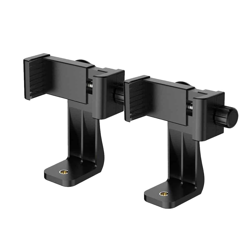 Universal 360 Adjustable Tripod Adapter Clip Smartphone Mount x2 Combo