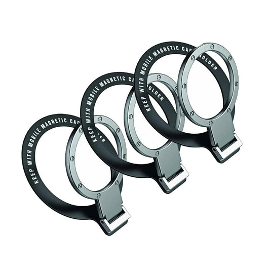 Magnetic MagSafe Phone Ring Kickstand for iPhone / Samsung x3 Combo