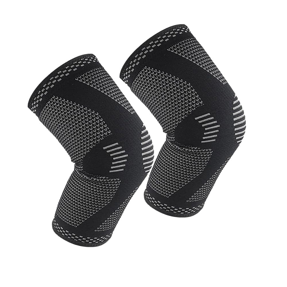 Elastic Sports Knee Compression Support Sleeve - Small x2 Combo
