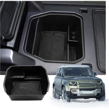 ABS Car Centre Console Storage Box Armrest Organizer for Land Rover Defender 2 Pack