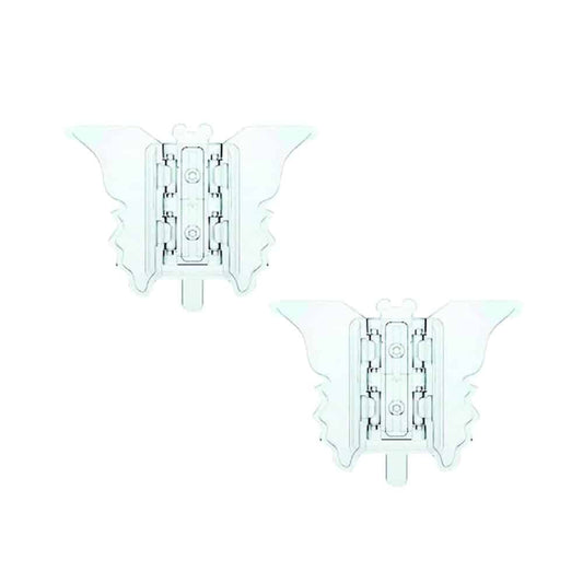 Child Safety Pet Proof Sliding Butterfly Door & Window Lock x2 Combo