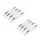 Universal Anti-Scratch Car Door Edge Guard Bumperx4- x2 Combo White