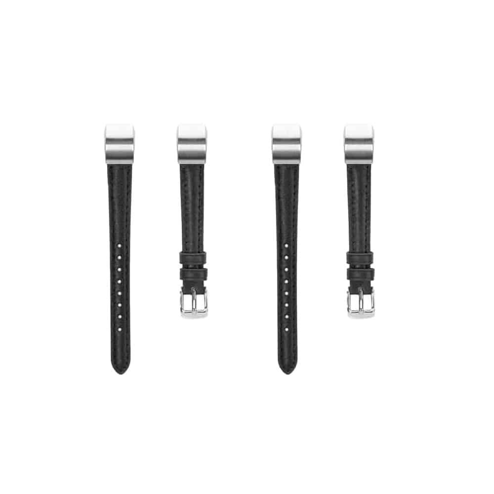Fitbit Alta replacement leather strap - Black x2   Combo