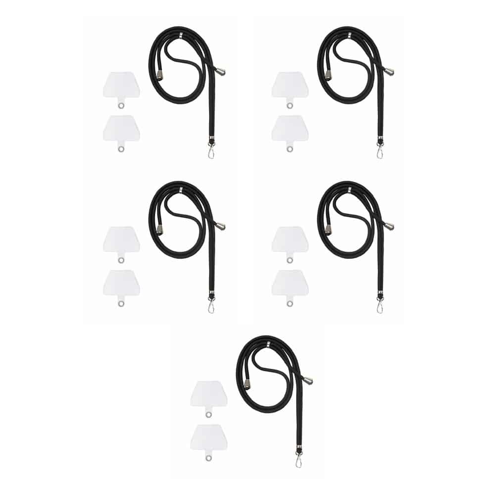 Universal Cell Phone Adjustable Lanyard/Crossbody Safety Tether Strap x5 Combo
