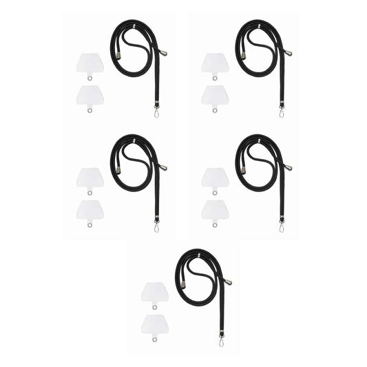 Universal Cell Phone Adjustable Lanyard/Crossbody Safety Tether Strap x5 Combo
