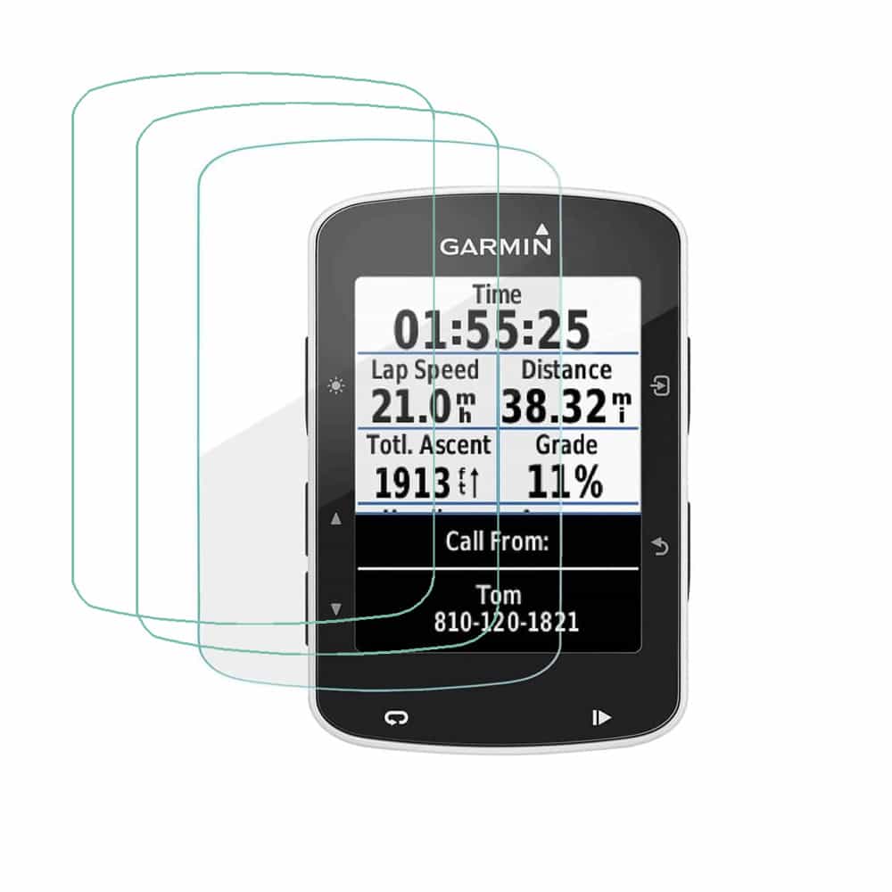 Anti-Shatter Tempered Glass Screen Protector for Garmin Edge 520 x3 Combo