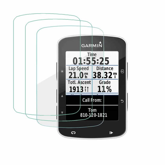 Anti-Shatter Tempered Glass Screen Protector for Garmin Edge 520 x3 Combo