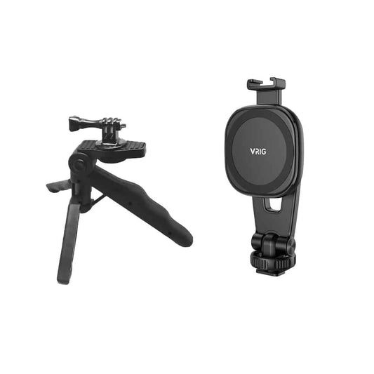 Action Mounts Magnetic MagSafe Phone Tripod Mount for iPhone 14/ 13/ 12 and high-end tripod GoPro 5/4/3+/3/2/1  Combo