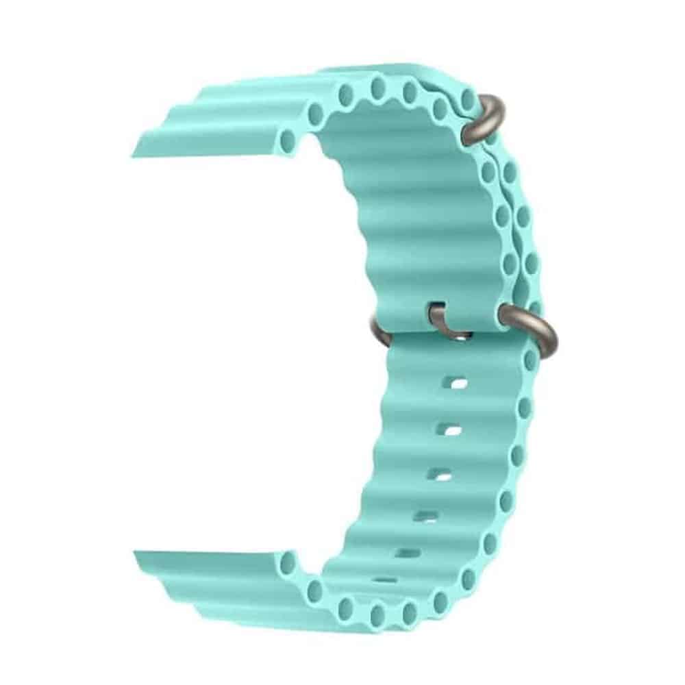 Marine Silicone Strap for 38/40/41mm Apple Watch - Frost Blue