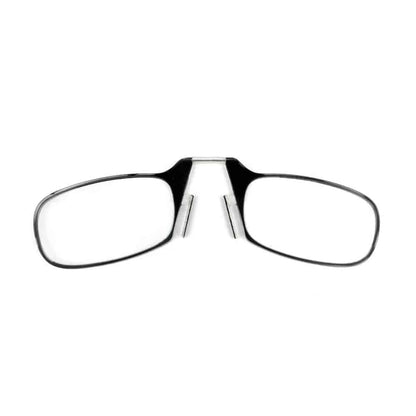 Pince Nez nose only reading glasses & case - (+1.0 strength)