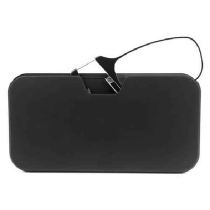 Pince Nez nose only reading glasses & case - (+1.0 strength)