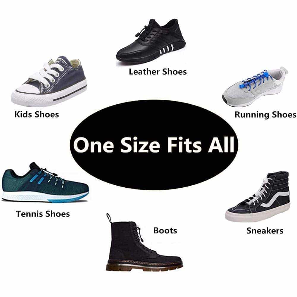 Lazy No-Tie Elastic Speed Shoelaces - Grey