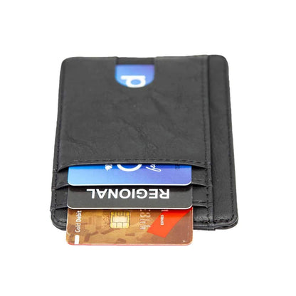 Minimalist Vegan Leather CardCash Holder RFID Protection