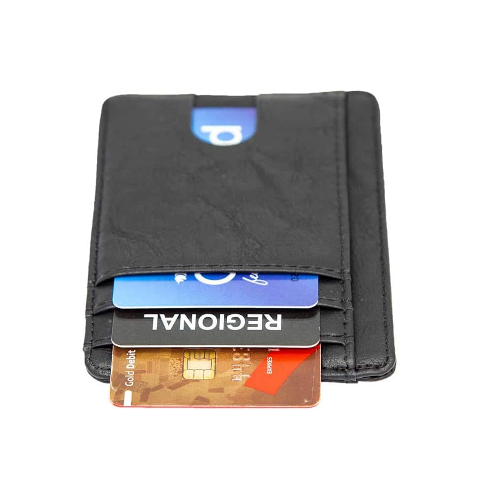 Minimalist Vegan Leather CardCash Holder RFID Protection