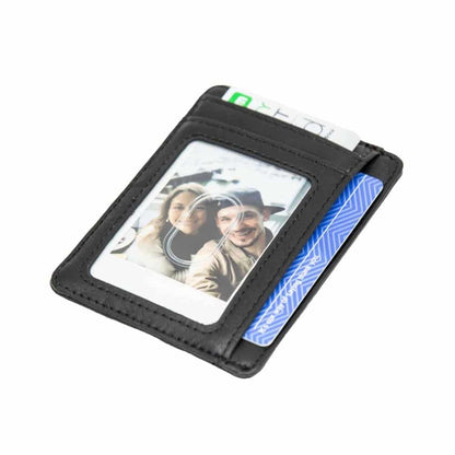 Minimalist Vegan Leather CardCash Holder RFID Protection