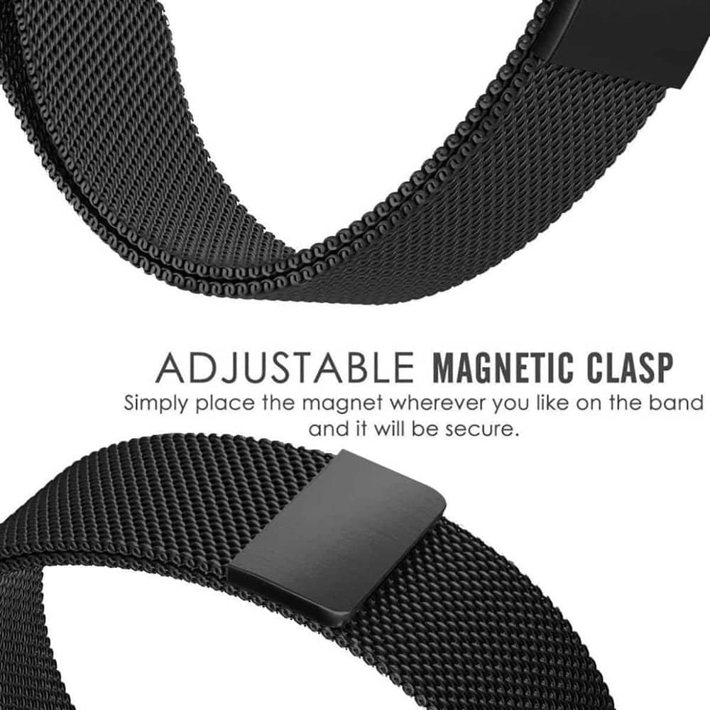 Fitbit Ionic replacement Milanese loop strap - Silver