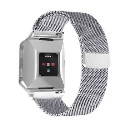 Fitbit Ionic replacement Milanese loop strap - Silver