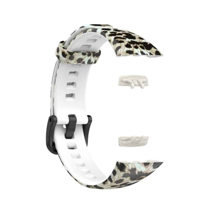 Silicone Strap for Huawei Band 6 - Camo Green
