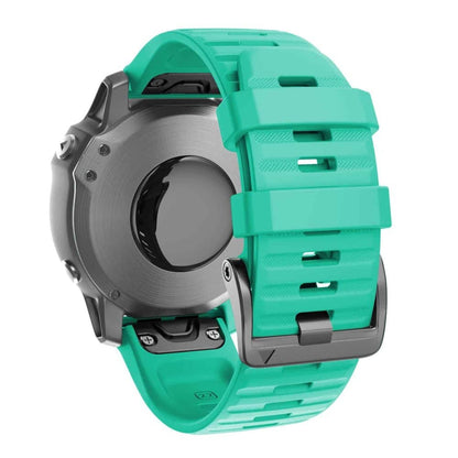22mm Silicone Strap for Garmin Fenix 5/ 6 / 7 / Approach S60- Aqua