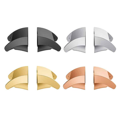 Stainless Steel Adapter Connector for Fitbit Charge 3/4 (18mm strap) - Rose Gold