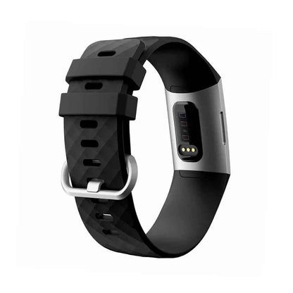 Fitbit Charge 3/4 replacement silicone strap - Peach (S-M)