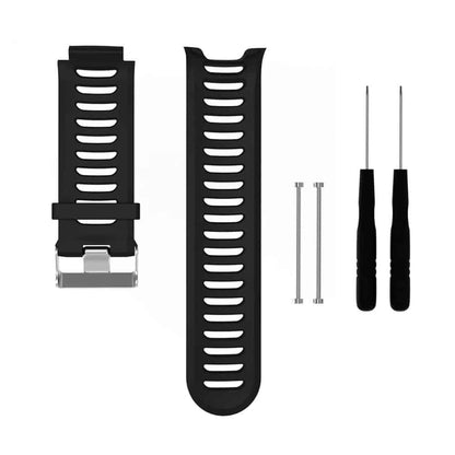 Silicone Strap for Garmin Forerunner 910XT with screws and screw drivers - Red
