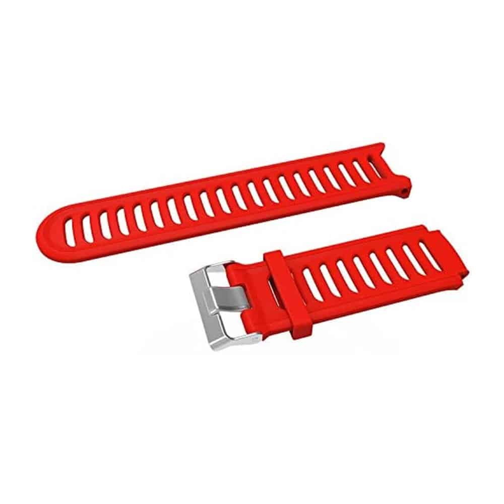 Silicone Strap for Garmin Forerunner 910XT with screws and screw drivers - Red