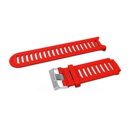 Silicone Strap for Garmin Forerunner 910XT with screws and screw drivers - Red