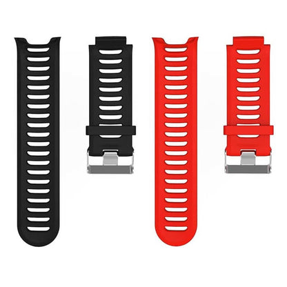 Silicone Strap for Garmin Forerunner 910XT with screws and screw drivers - Red