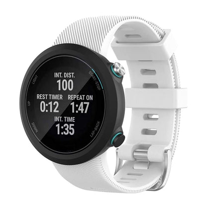 Silicone Strap for Garmin Forerunner 45  - White
