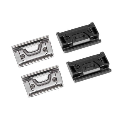 22mm Garmin Fenix 5/6 strap steel adapter connectors - Black