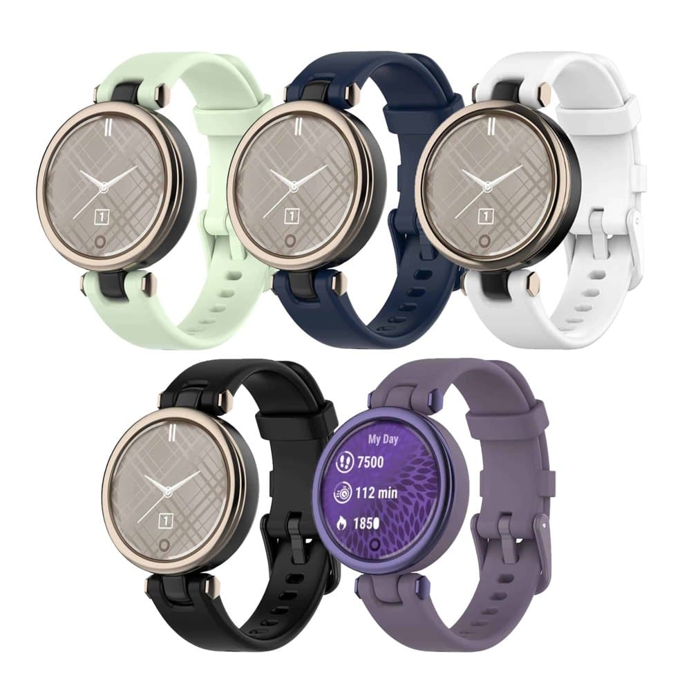 Garmin Lily Watch replacement silicone strap - Army Green
