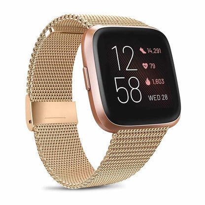 Fitbit Versa/Versa 2/Versa Lite/Versa SE Milanese strap - Gold (S/M)