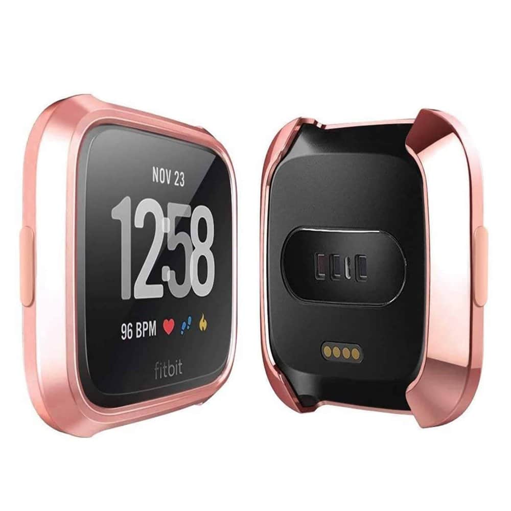 Fitbit Versa Lite TPU silicone protective case - Rose gold