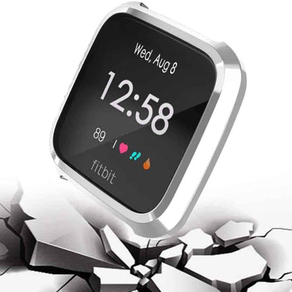 Fitbit Versa Lite TPU silicone protective case - Silver