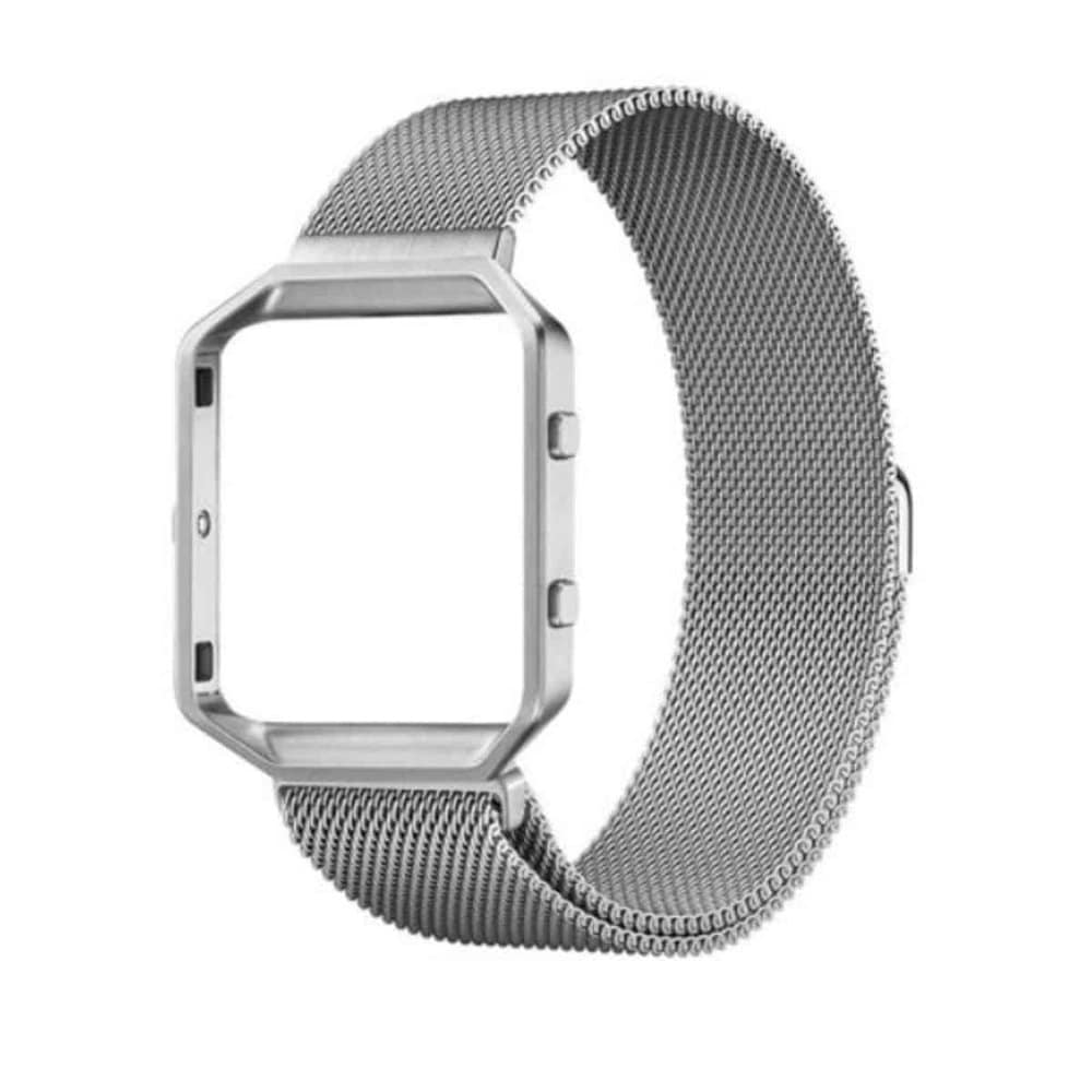 Fitbit Blaze metal frame Milanese strap - Rose gold (S-M)