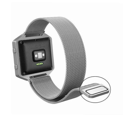 Fitbit Blaze metal frame Milanese strap - Rose gold (S-M)