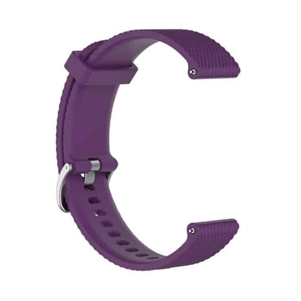 20mm Universal brand replacement silicone watch strap - Pink (M-L)