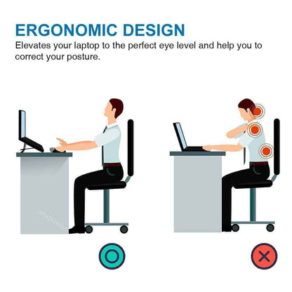 Adjustable Laptop Tablet iPad Macbook Foldable Stand - Pink