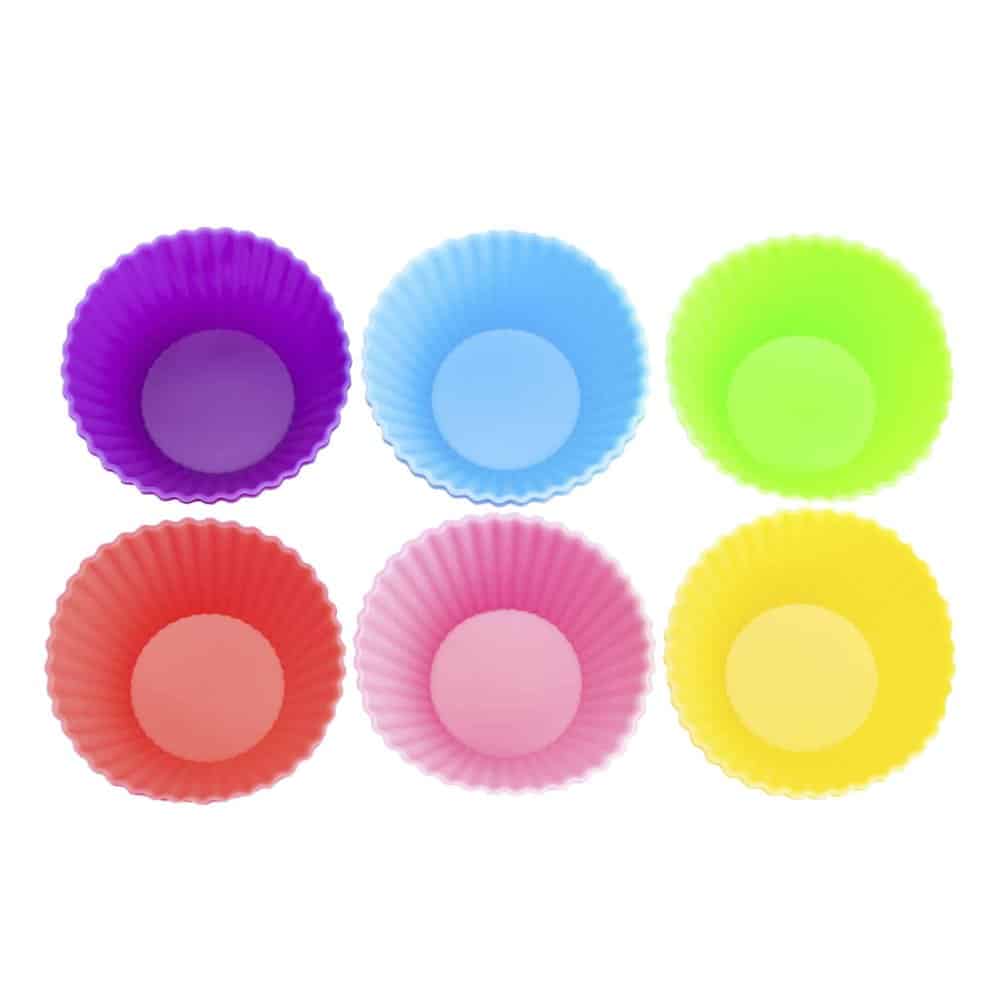 Silicone Round Mini Baking Muffin Moulds 5cm