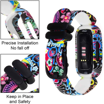Silicone Strap for Fitbit Ace 3 - Peacock