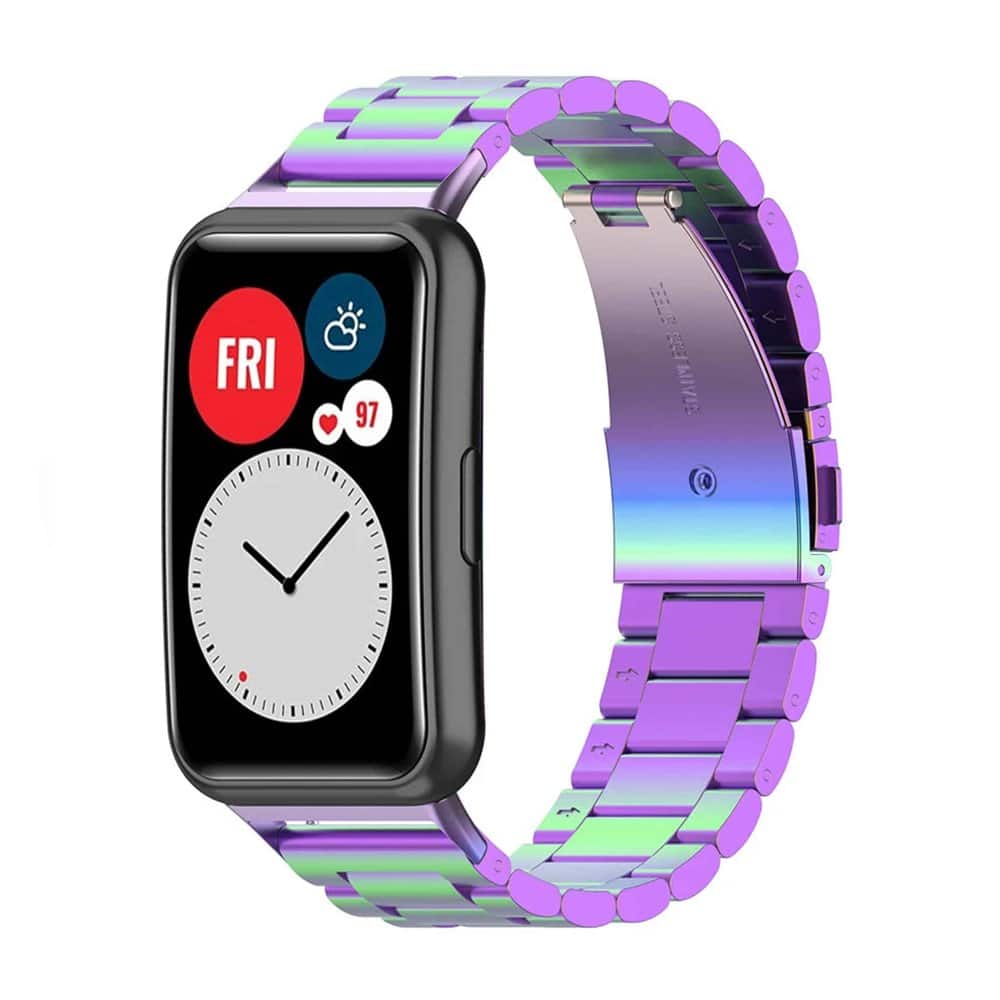 Huawei Watch Fit Replacement Stainless-Steel Strap - Silver