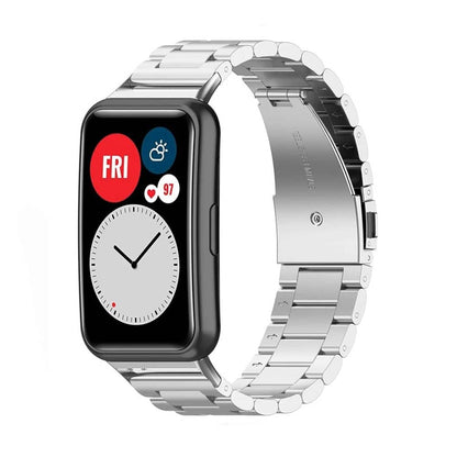 Huawei Watch Fit Replacement Stainless-Steel Strap - Silver