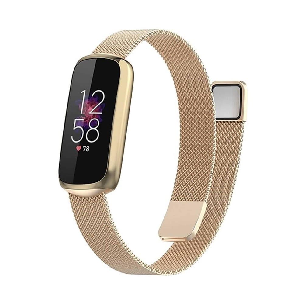 Fitbit Luxe Replacement Meshy Milanese Strap - Black